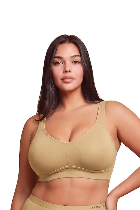 Van Heusen Women Candied Ginger Solid Plus Size Wireless Minimizer Bra