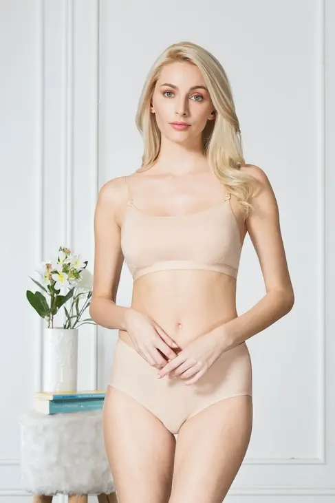 Van Heusen Women Candied Ginger Solid Non Padded Wireless Bralette
