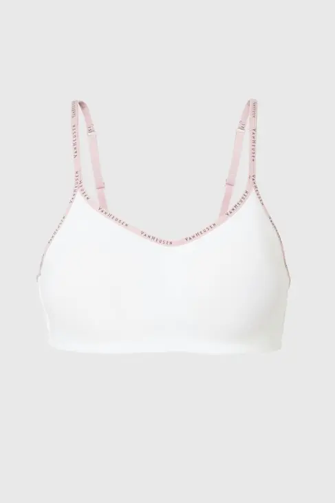 Van Heusen Women White Solid Seamless Cups Non Padded Cami Bra