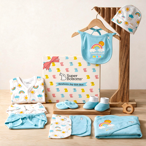 [GIFT BOX-0-3MONTHS] Super Bottom-Newborn Essentials Gift Pack-0-3M