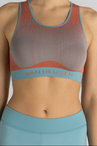 VAN HEUSEN- Women Non Wired Smart Knit Sports Bra - Power Grip Back And Full Coverage
