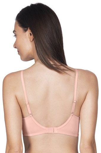 Amante-Smooth Charm Padded Non-Wired T-Shirt Bra - Impatiens Pink