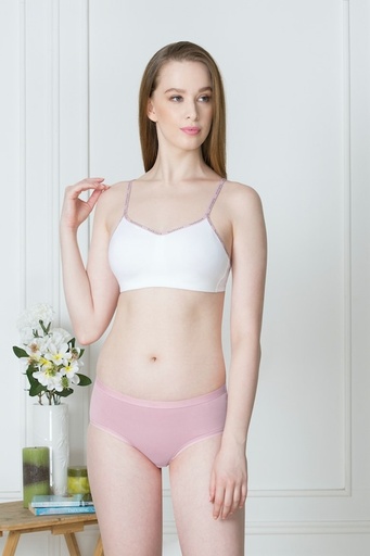 Van Heusen Women White Solid Seamless Cups Non Padded Cami Bra