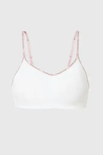 Van Heusen Women White Solid Seamless Cups Non Padded Cami Bra