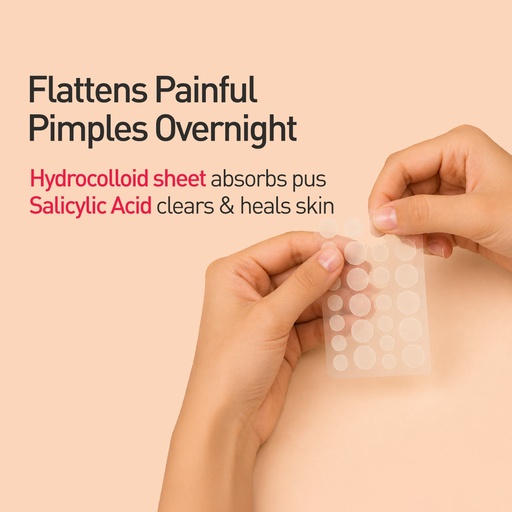 [Acne Pimple Patch-36 patches] Sirona-Acne Pimple Patch For Face (Pack of 36 Patches)