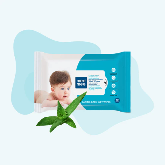 Mee Mee Caring Baby Wet Wipes -72pcs