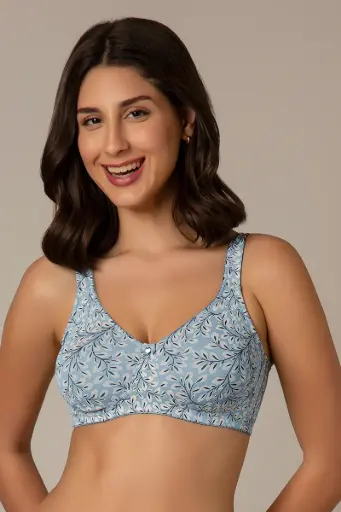  Amante Magic Shaper Non-padded & Non-wired Bra - Boras In Bloom Print