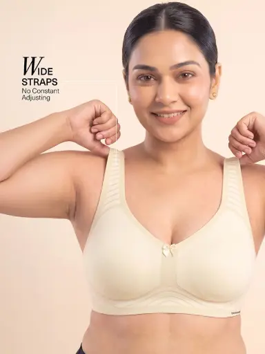  Dermawear Women Invism Cotton Bonded Deep Neck Bra C-918