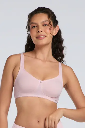 [78501-PALE LILAC-36B] Amante Magic Shaper Non-padded & Non-wired Bra - Pale Lilac