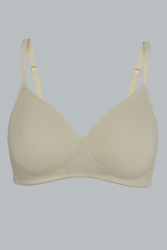 Van Heusen Women Biscuit Solid Wireless Padded T-Shirt Bra