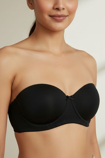 Zivame-Padded Wired 3/4Th Coverage Multiway Bra-Black